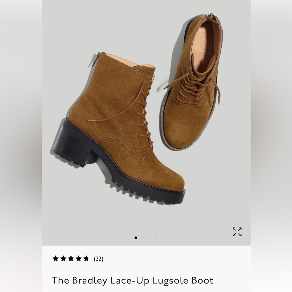 Madewell The Bradley boot, NWOT, women’s size 7